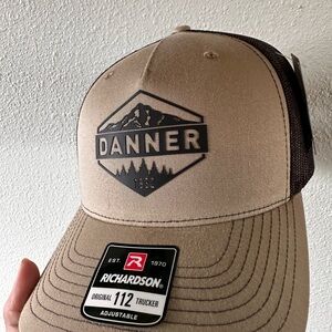Danner Two-Tone Tan and Brown Trucker Hat